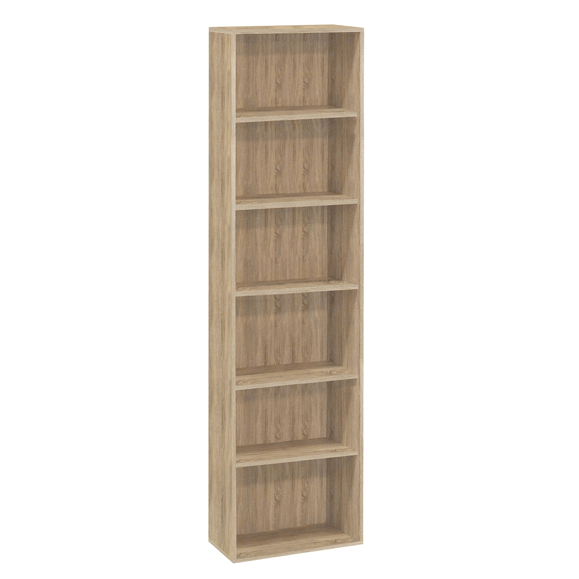 Aktenregal - Eiche sägerau - 81x215 cm