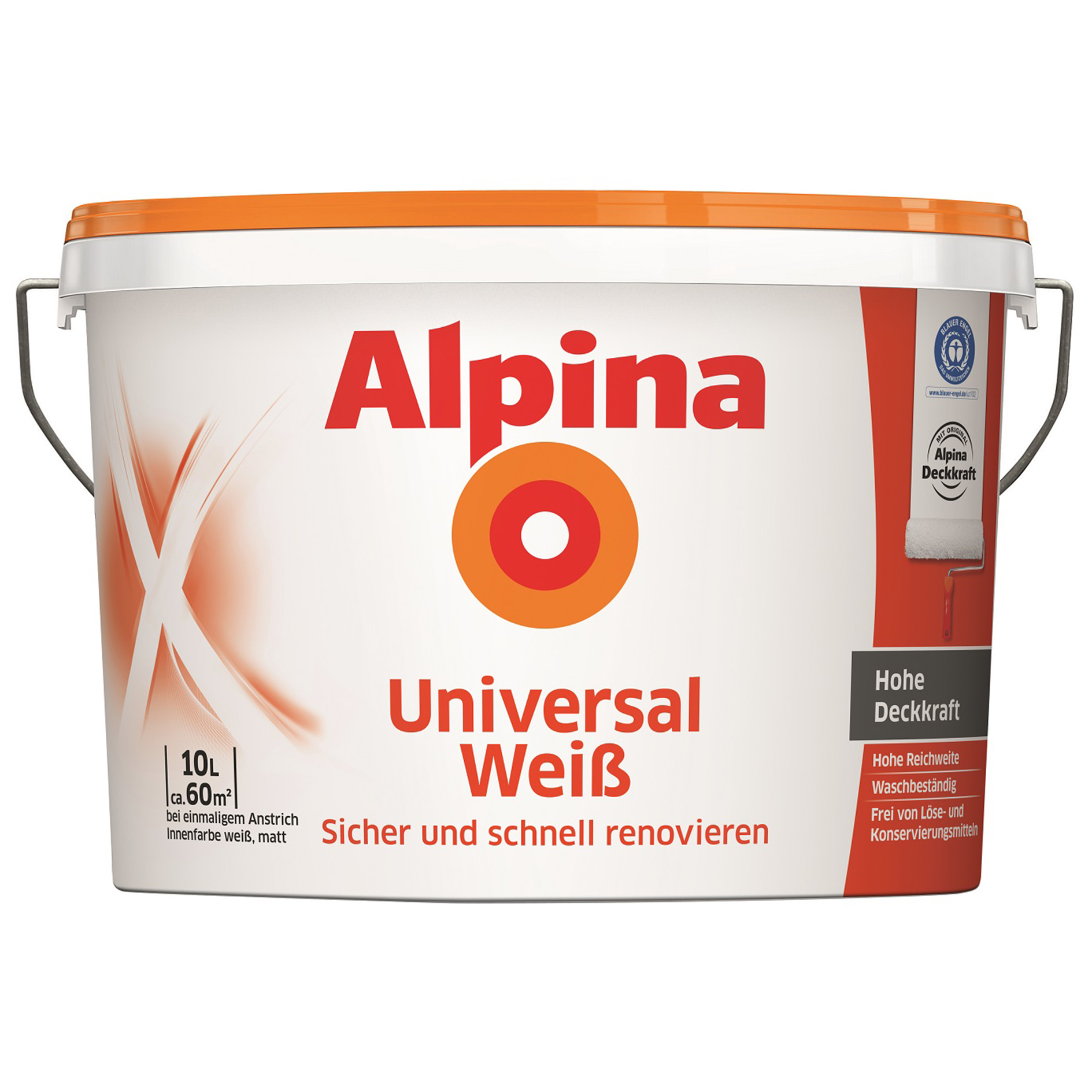 Alpina Universal Weiß Innenfarbe 10 Liter Online bei ROLLER kaufen
