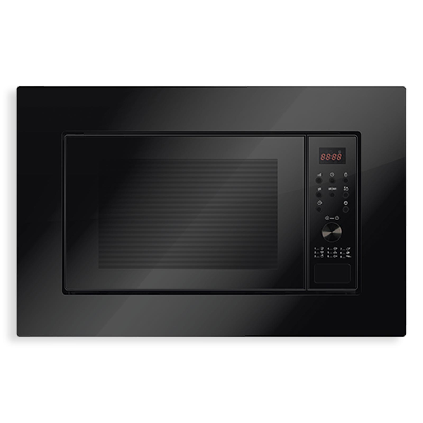 AMICA Einbau-Mikrowelle EMW 13170 S - schwarz - 20 Liter