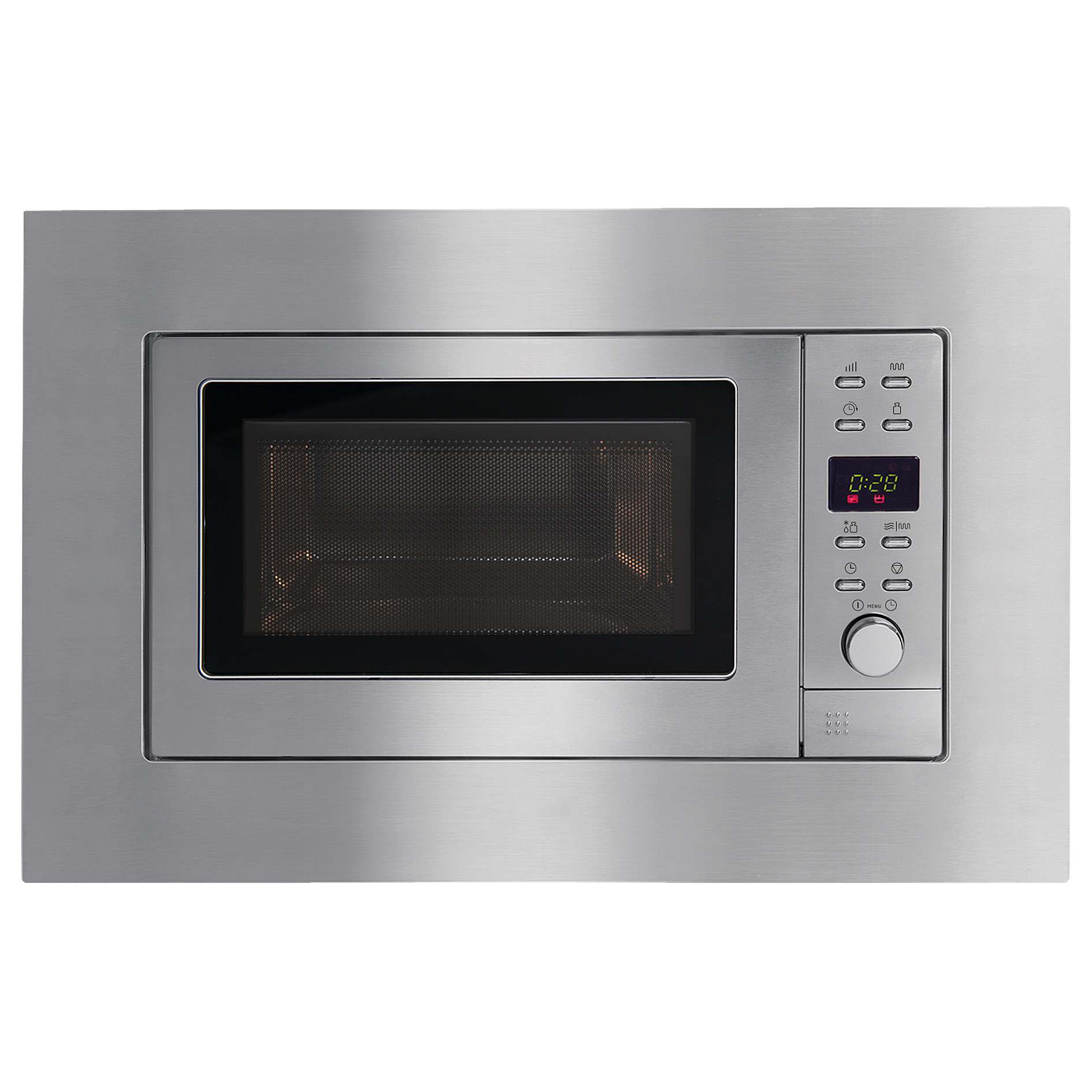 AMICA Einbau-Mikrowelle EMW13185E - Edelstahl - 20 Liter