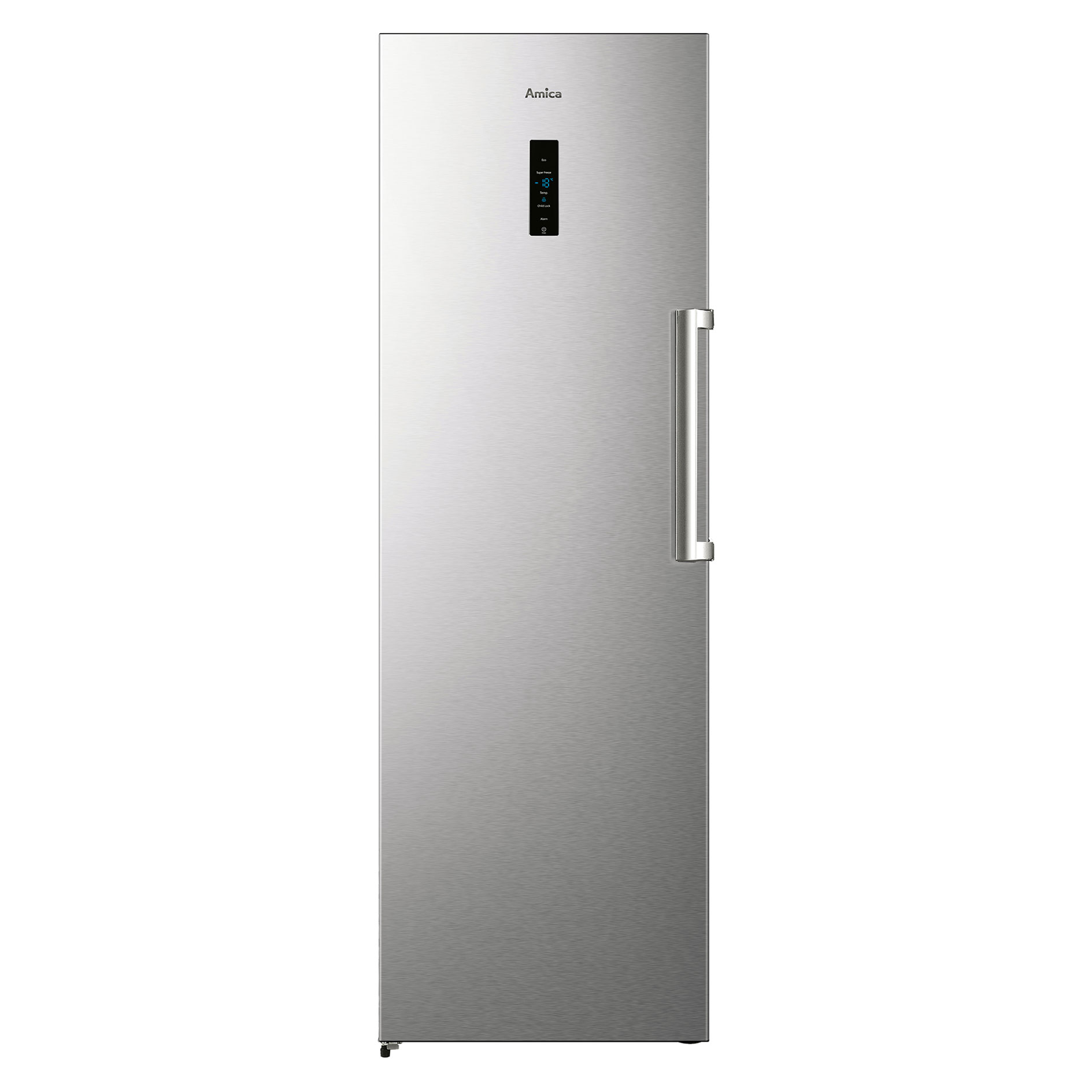 AMICA Gefrierschrank GSN 328 150 E - Edelstahloptik - 274 Liter - E