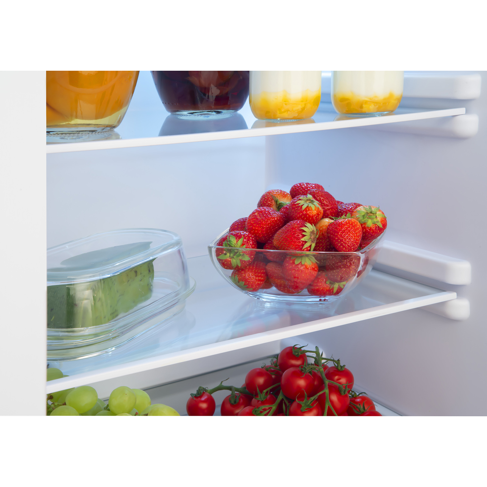 Amica KGC 384 110 E - 148 cm Höhe, Edelstahloptik