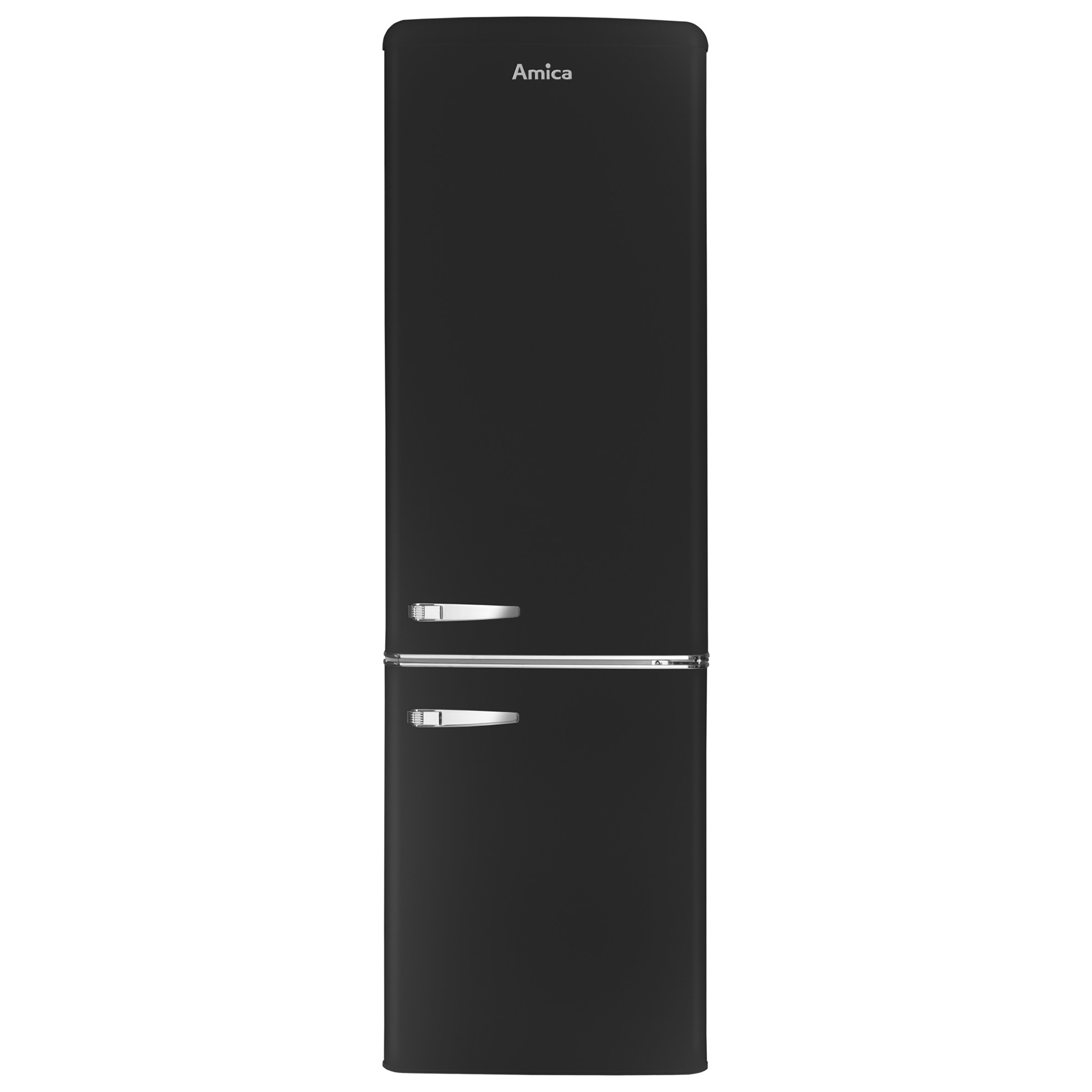 AMICA Kühl-/Gefrierkombination KGCR387100MS - schwarz matt - E