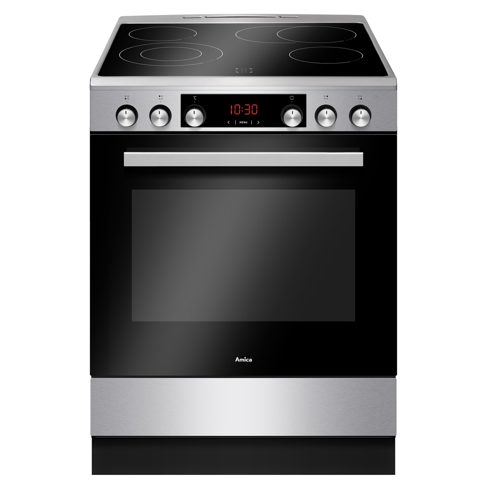 AMICA Standherd Elektro SHCX 913 100 E - Edelstahl - A