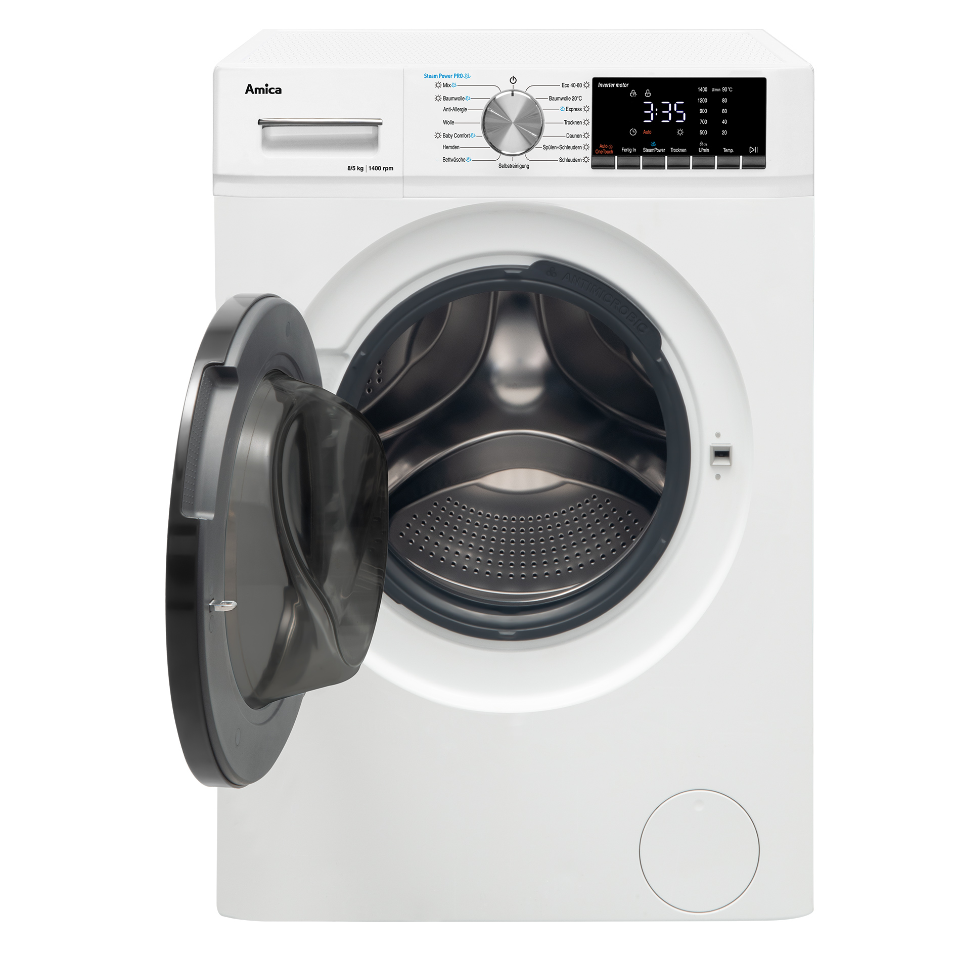 AMICA Waschtrockner WAT 404 600 - weiß - 8 kg - E 