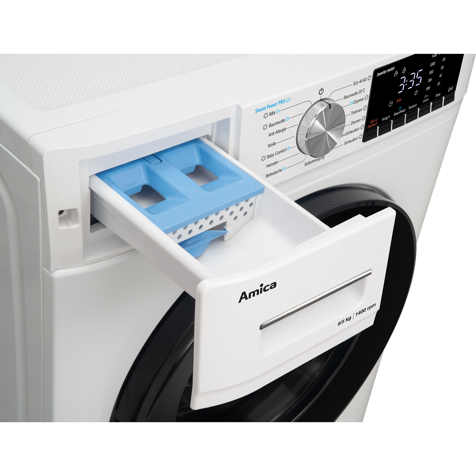 AMICA Waschtrockner WAT 404 600 - weiß - 8 kg - E 