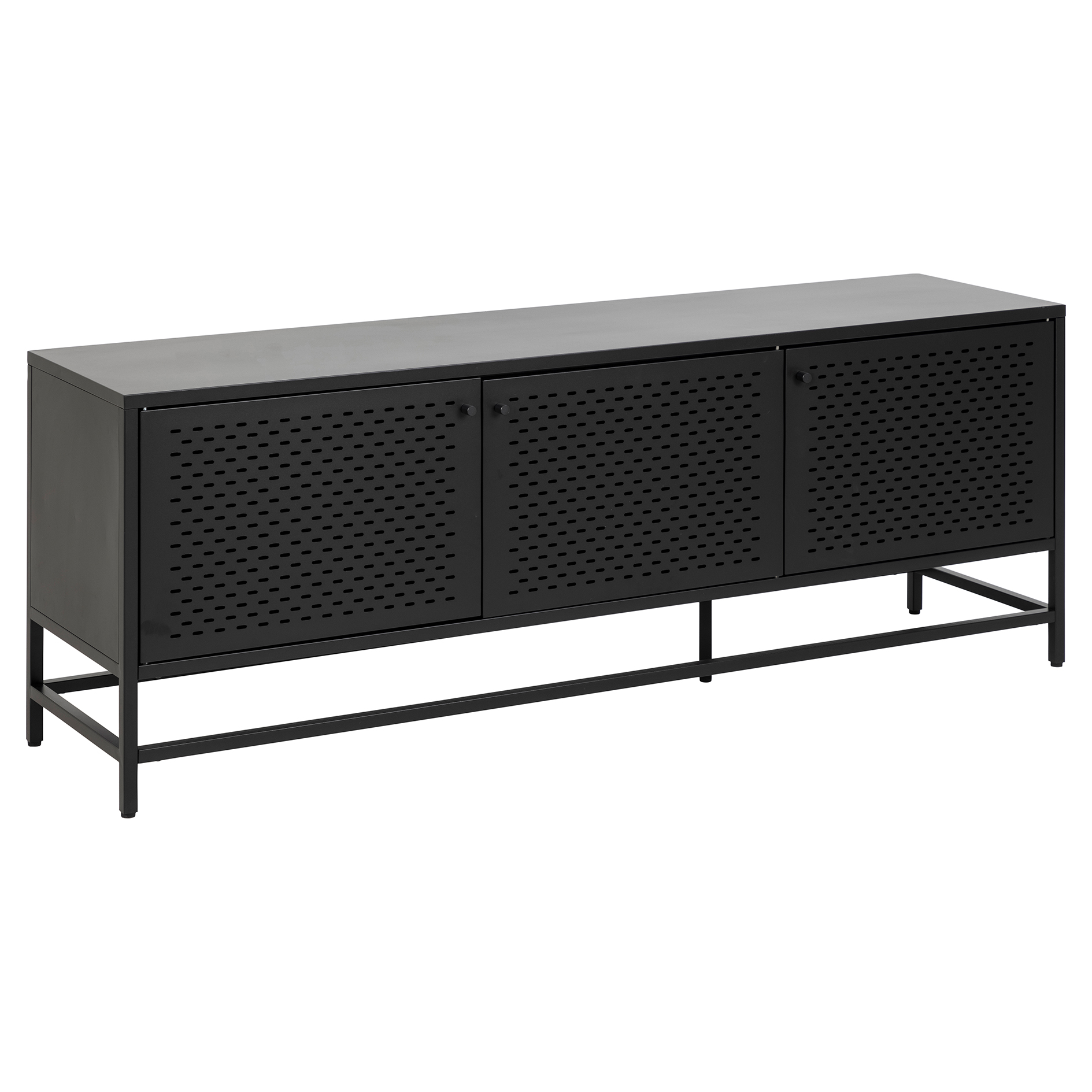 Anrichte NEWCASTLE - schwarz - 160 cm breit