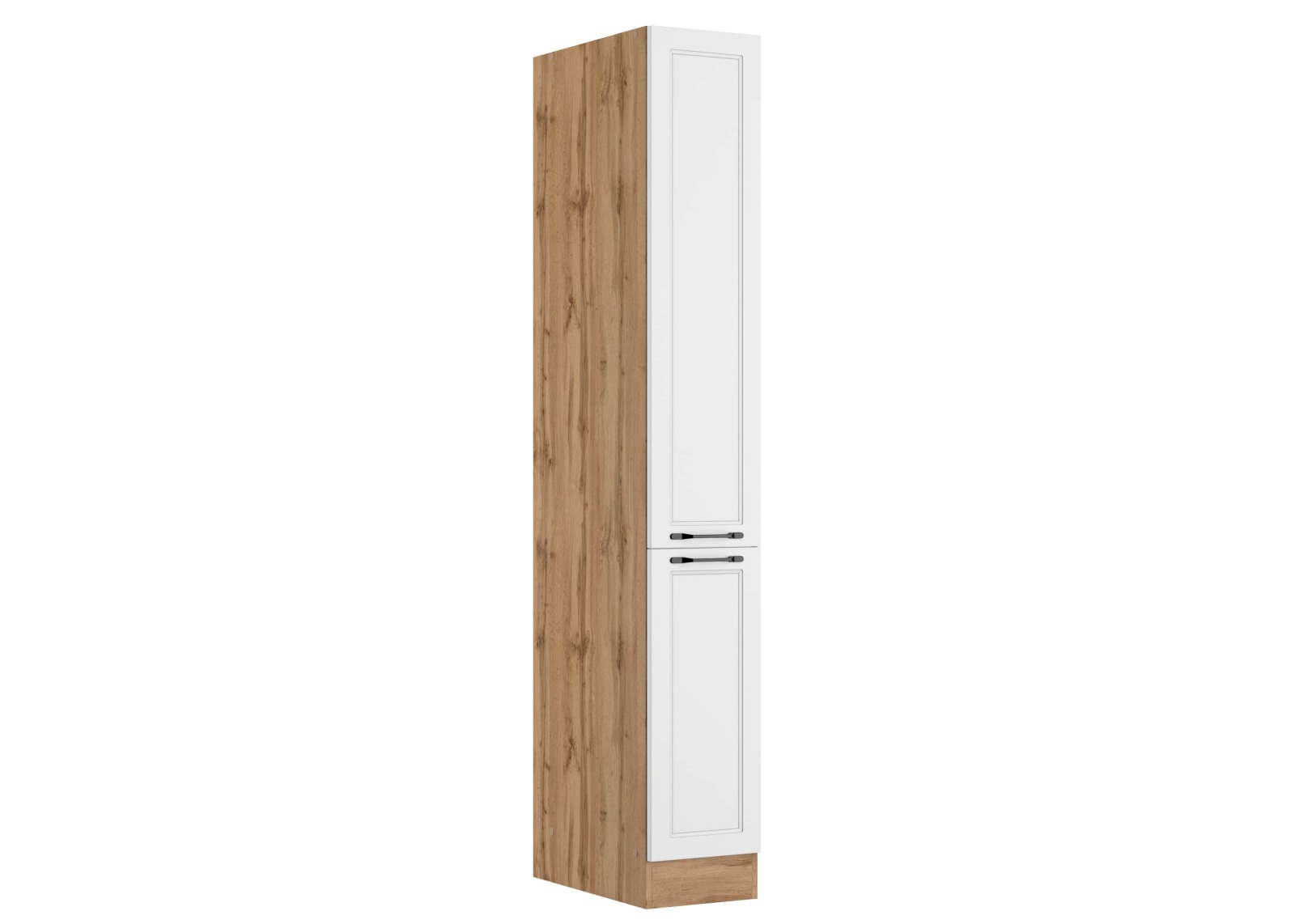Apothekerschrank MERAN - weiß - Wotaneiche - 30 cm