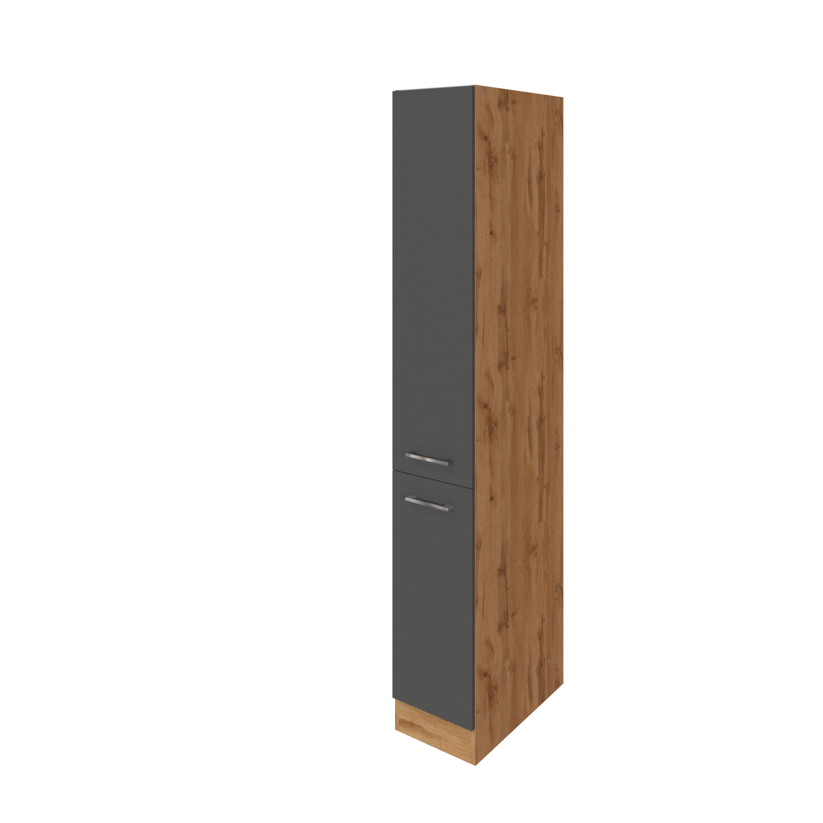 Apothekerschrank SORRENTO - anthrazit - Wotan Eiche - 30 cm