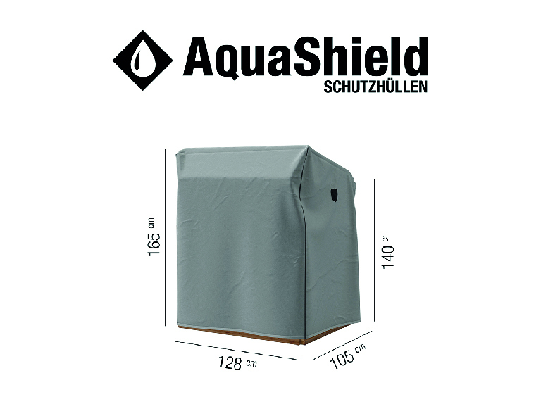 AquaShield Strandkorb-Schutzhülle - 128x105 cm