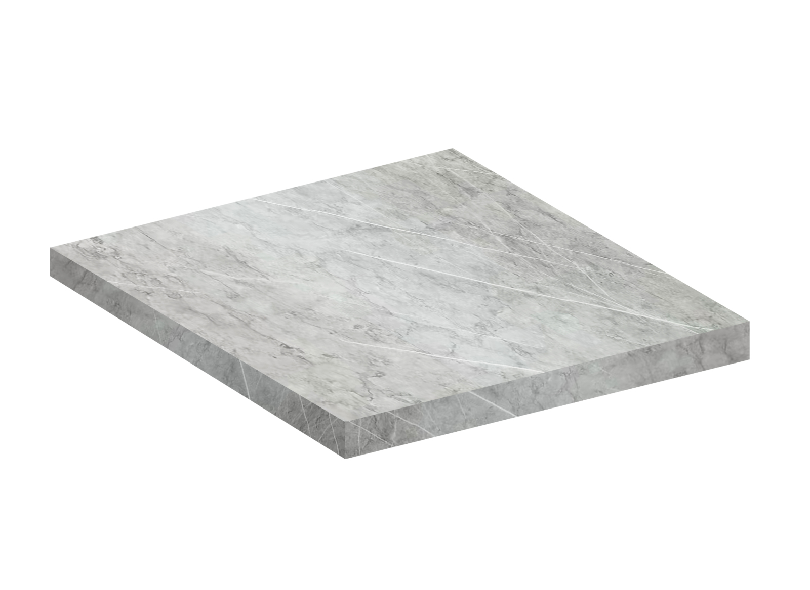 Arbeitsplatte FASOLA - Marmor-Style - 60x60 cm