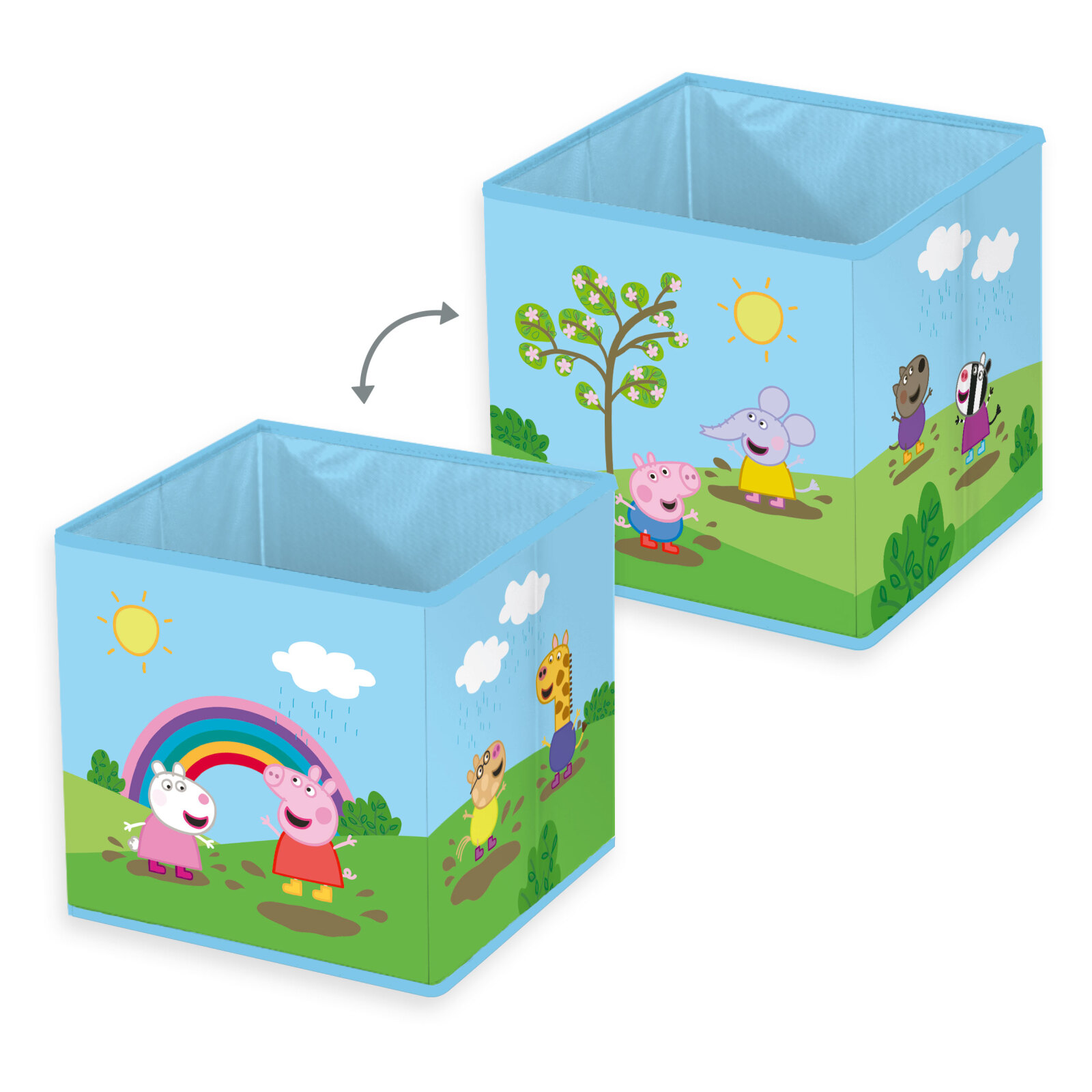 Aufbewahrungsbox PEPPA PIG - multicolor - 30x30 cm