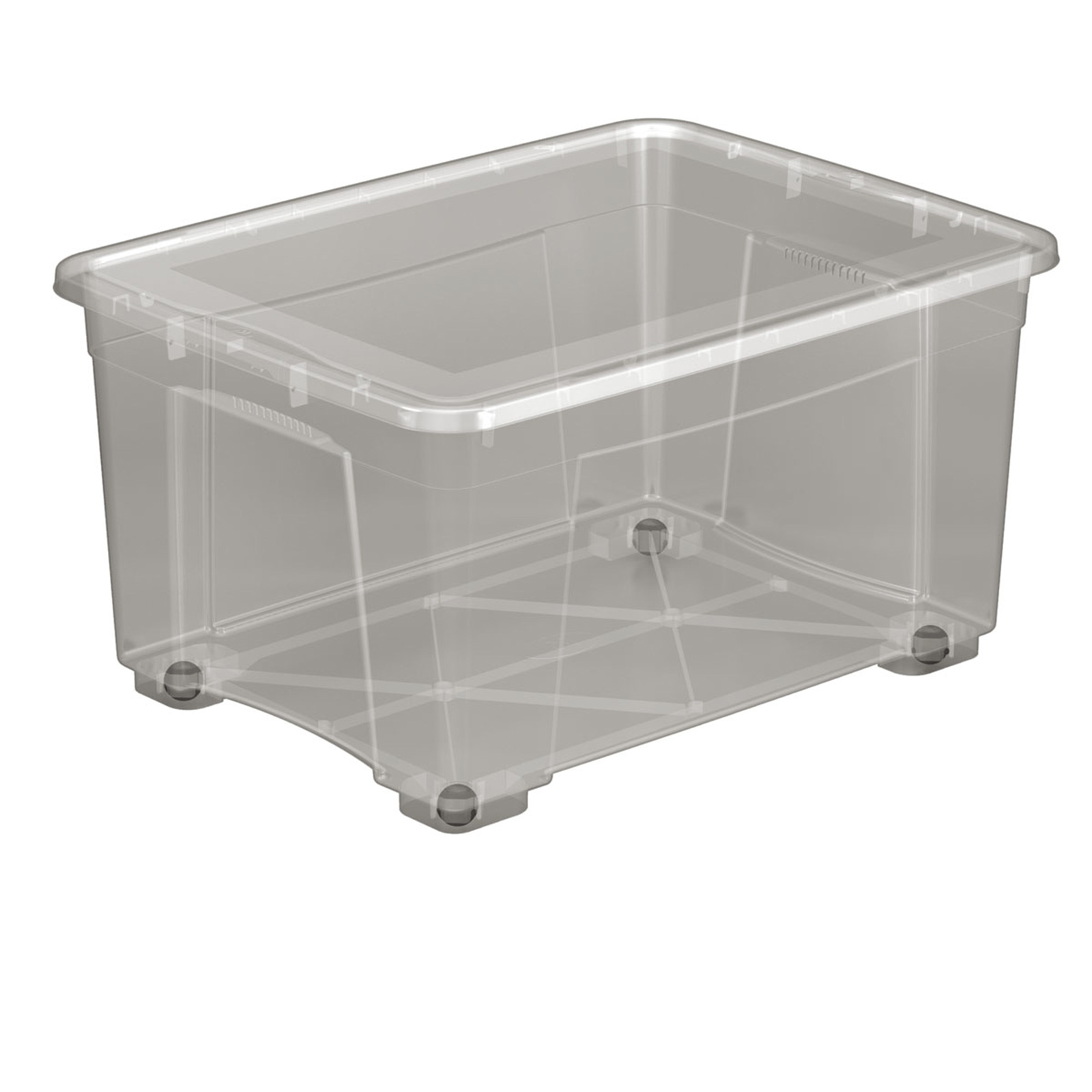 Aufbewahrungsbox Transparent – 13 Liter, Aus Polypropylen, Ohne Montage