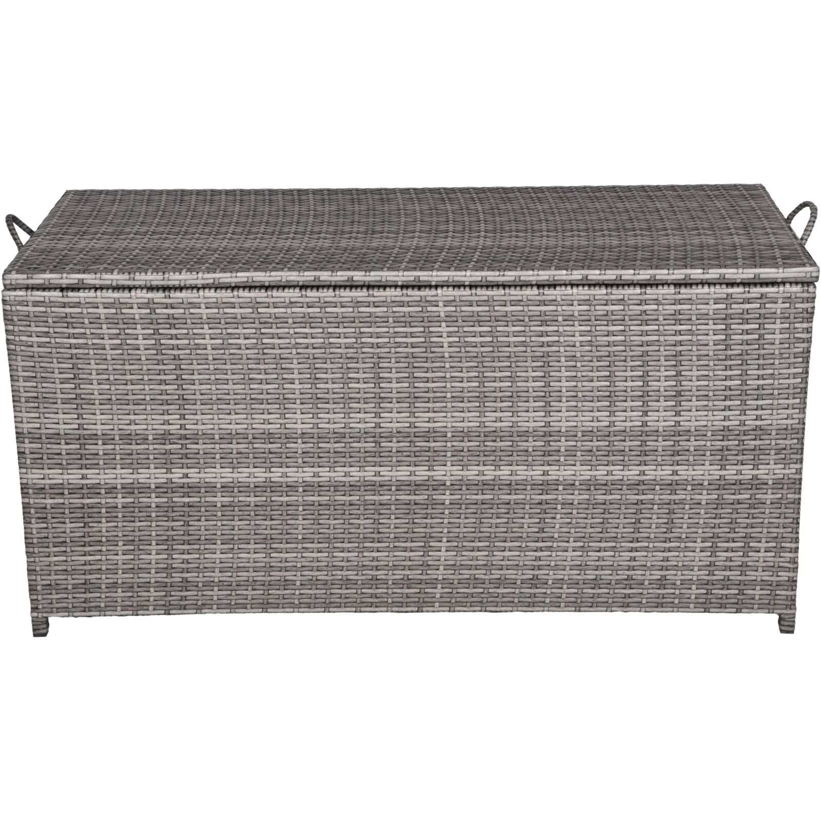 Auflagenbox PATRAS - grau - Kunststoffgeflecht - 300 Liter