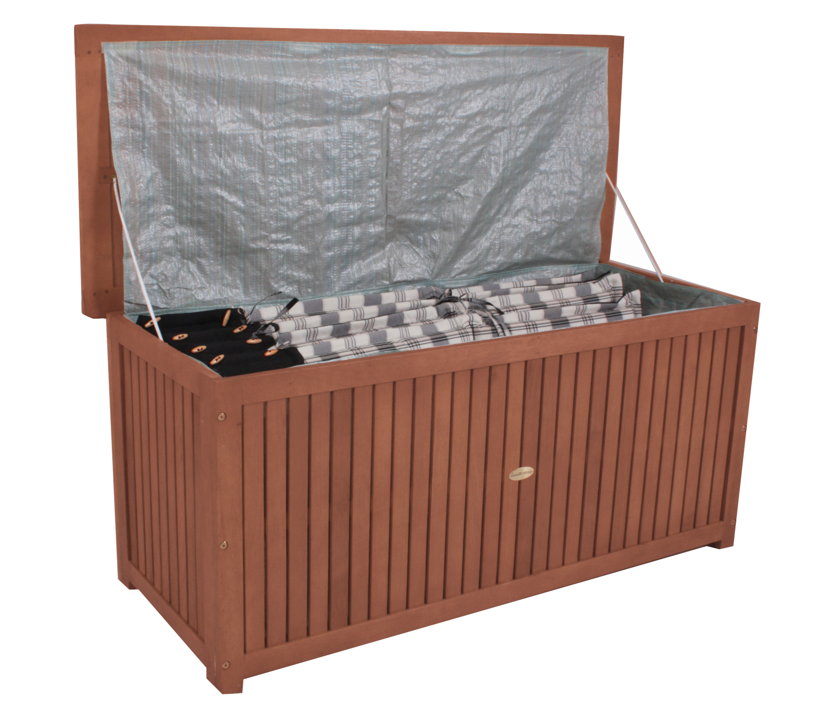 Auflagenbox WASHINGTON - Akazie - mitt Innentasche - 133 cm