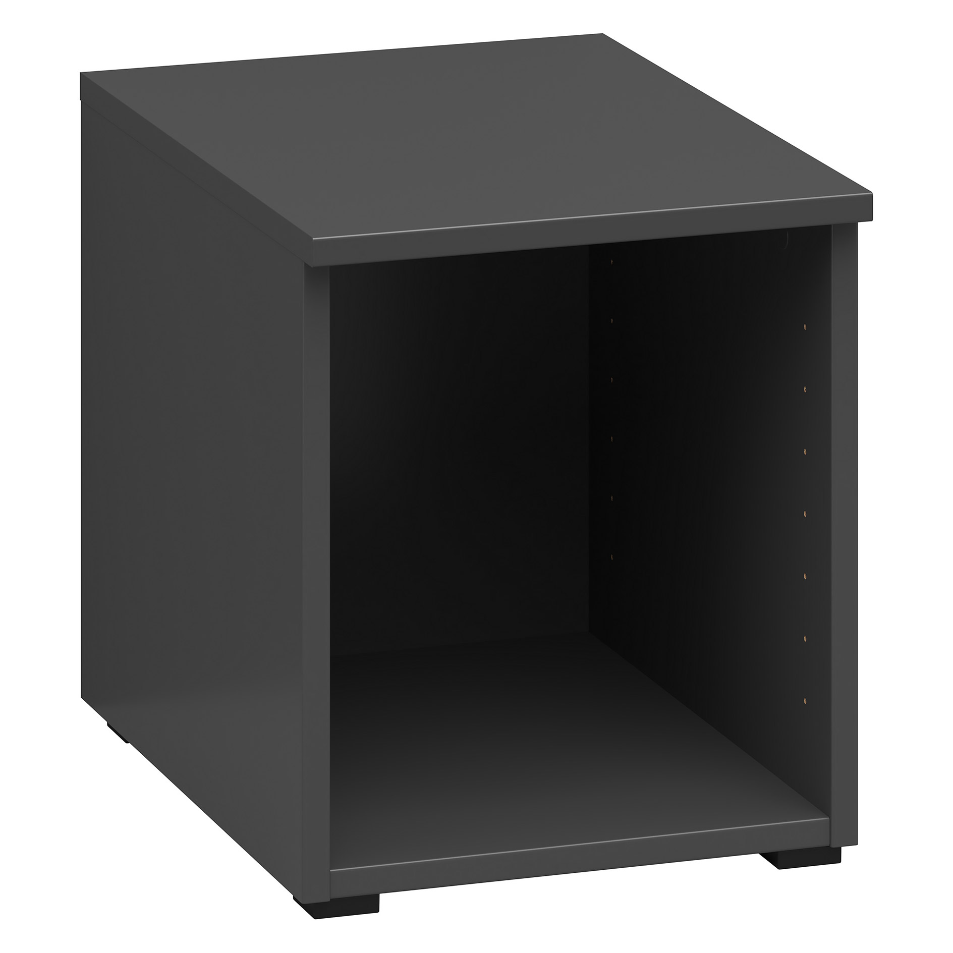 Aufsatzelement - auch hängend verwendbar - anthrazit - Breite 30 cm