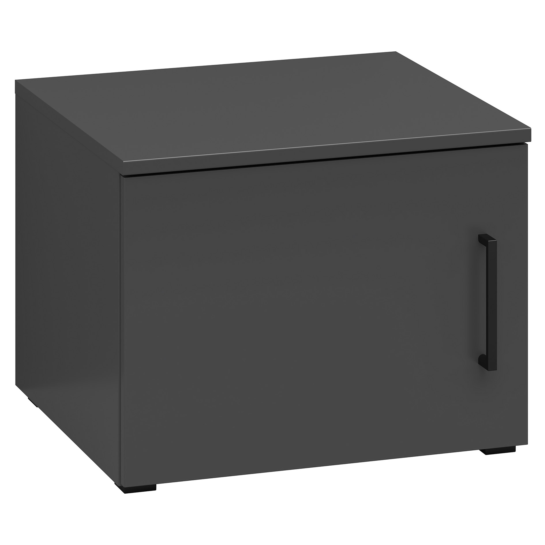 Aufsatzelement - auch hängend verwendbar - anthrazit - Breite 45 cm