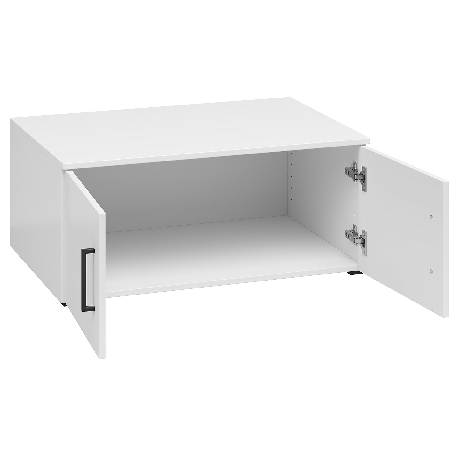 Aufsatzschrank/Standelement - weiß - XL-Tiefe - 80 cm breit