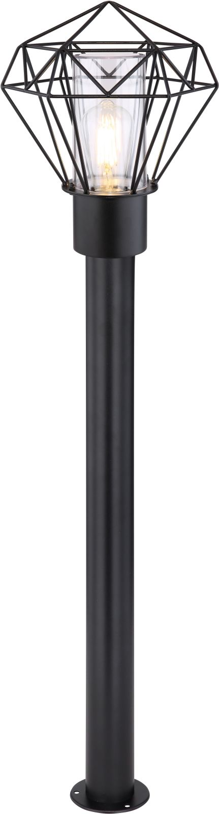Außen-Wegeleuchte - schwarz - 100 cm hoch