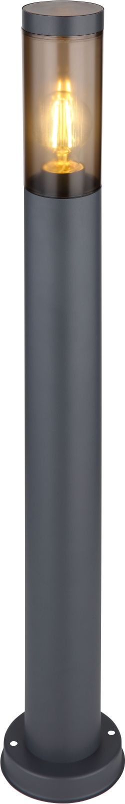 Außenleuchte - anthrazit-rauchfarben - 80 cm