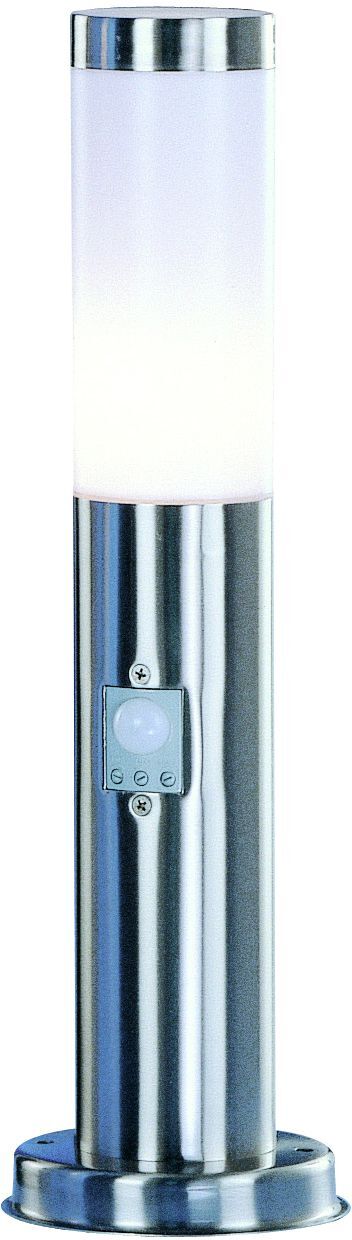 Außenleuchte - Edelstahl - opal - mit Sensor - 45 cm