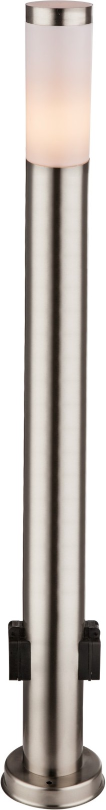Außenleuchte - opal - mit Steckdosen - 110 cm