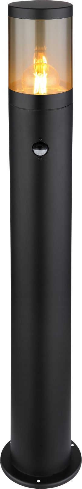 Außenleuchte - schwarz - Bewegungssensor - 80 cm