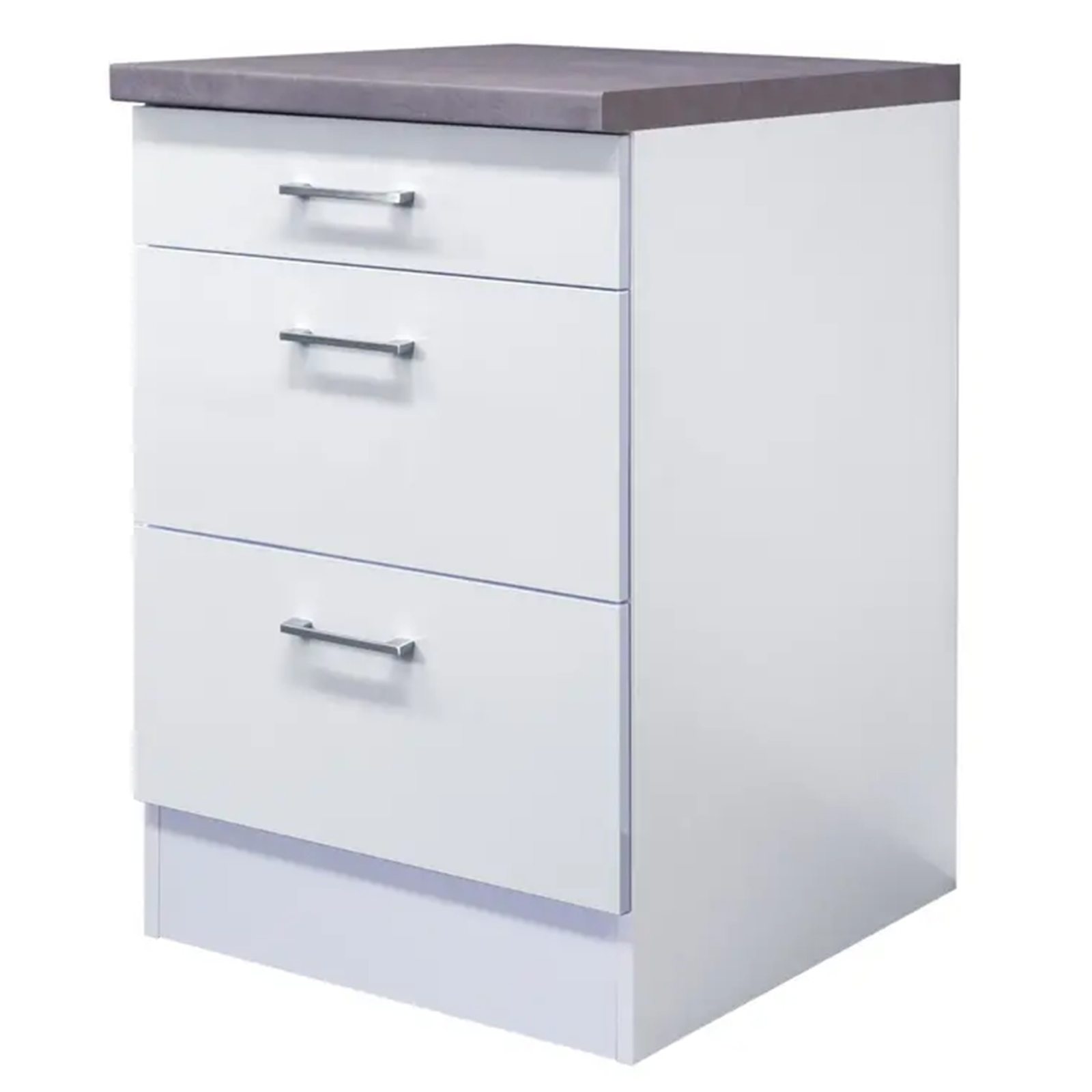 Auszugsunterschrank LUCCA - weiß - Caledonia - 60 cm