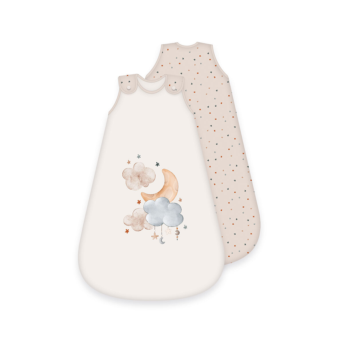 babybest Baby-Schlafsack MOON AND STARS - beige-braun - 45x90 cm