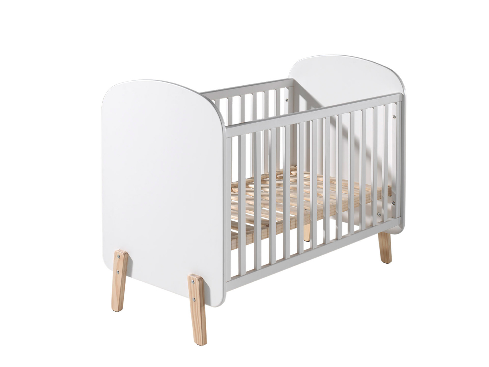 Babybett KIDDY - weiß - 60x120 cm