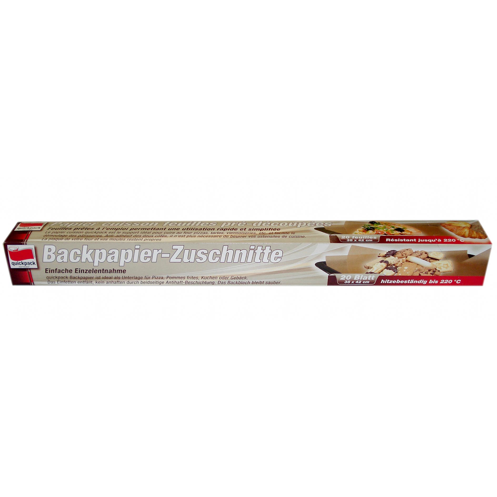 Backpapier-Zuschnitte - braun - 20 Blatt