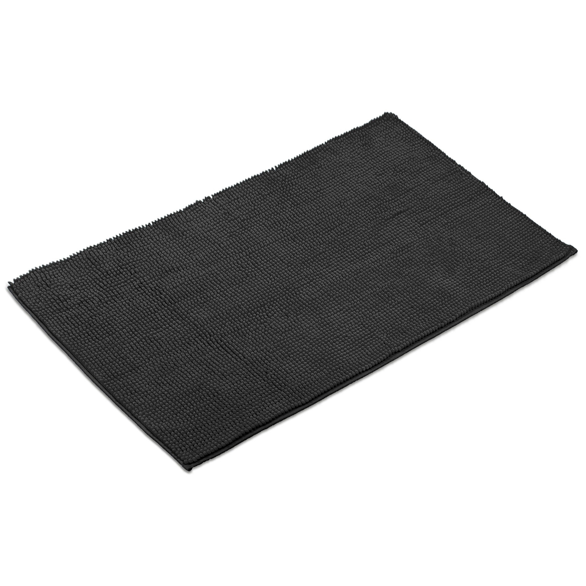 Badematte - anthrazit - Chenille - 60x100 cm