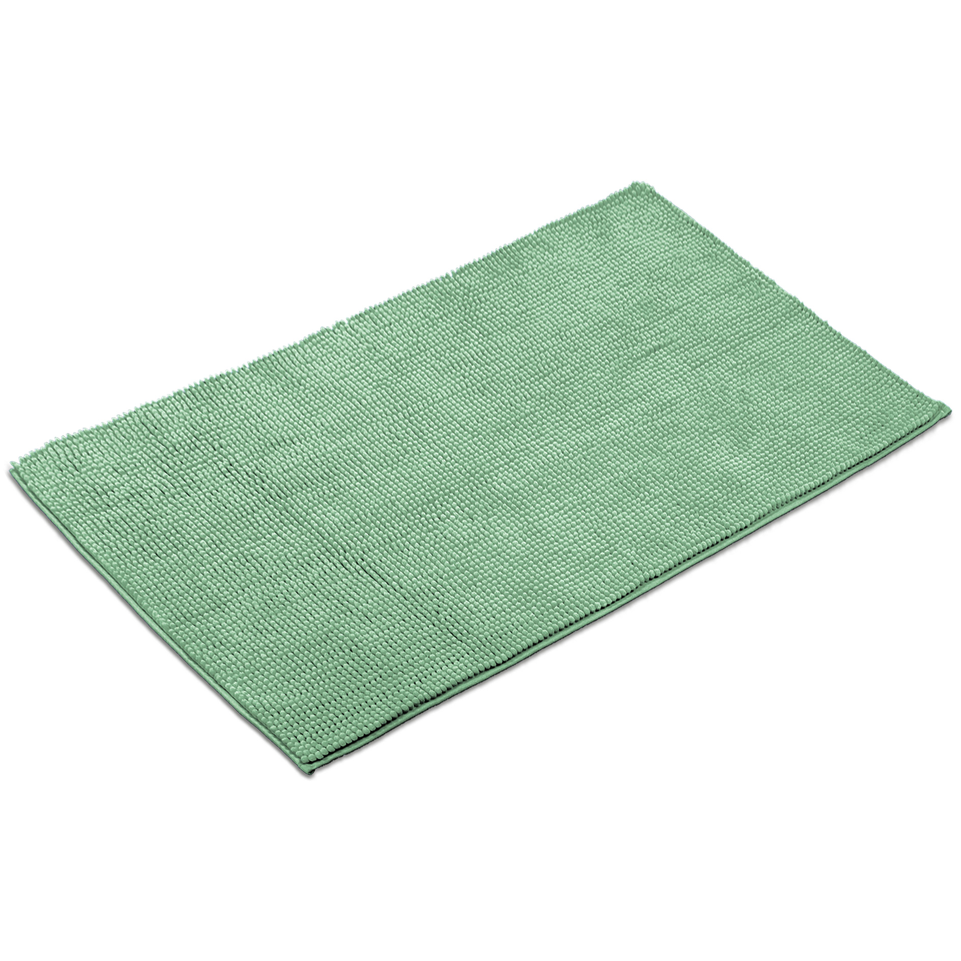 Badematte - salbei - Chenille - 60x100 cm