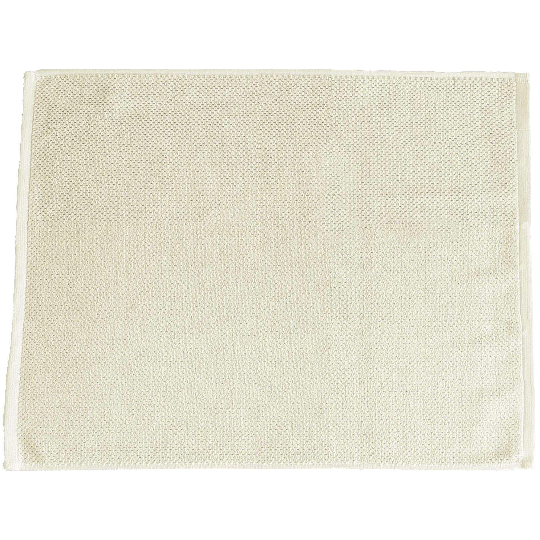 Badematte - weiß - Baumwolle - 70x50 cm
