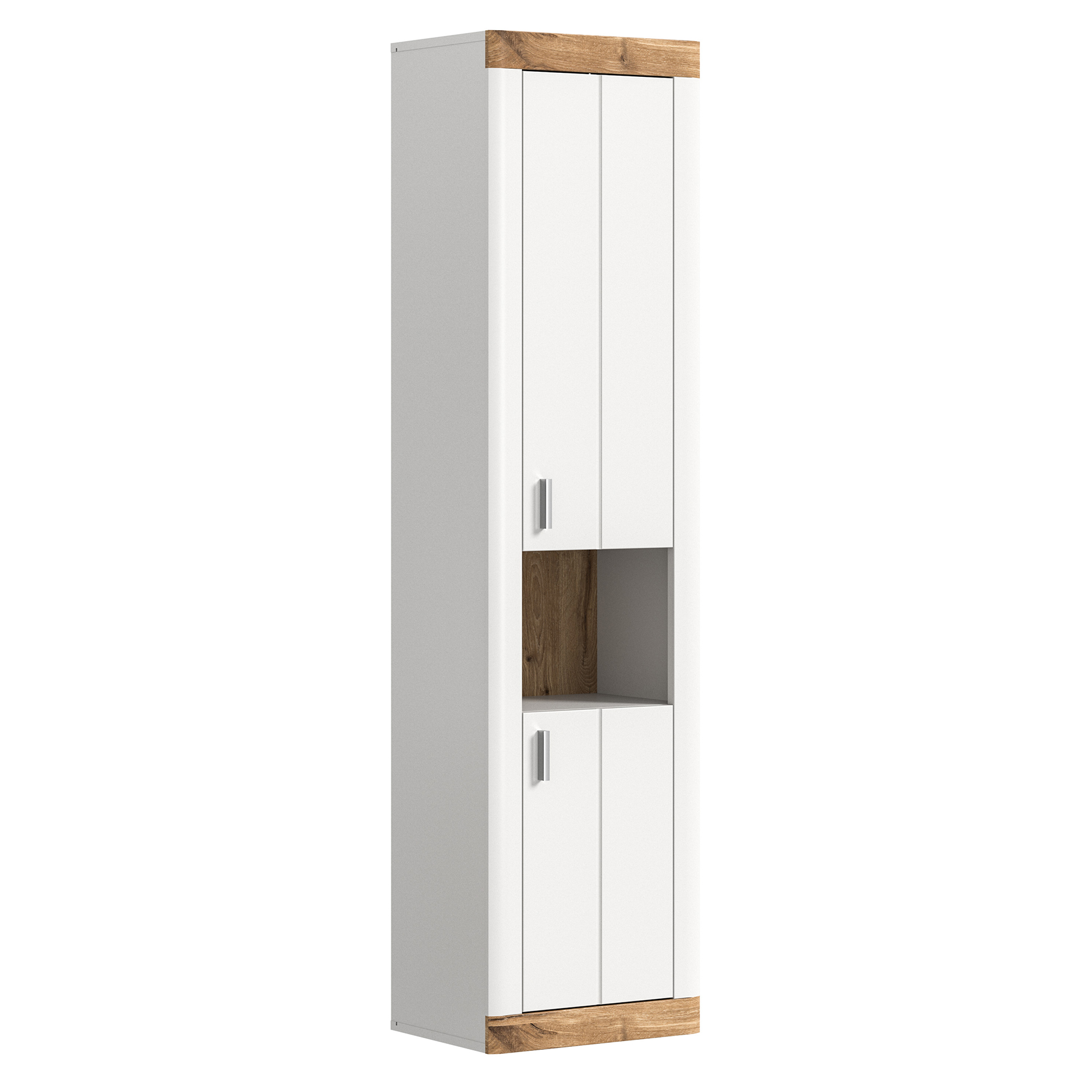 Badhängeschrank LAREDO - weiß matt - Nox Oak - 45 cm
