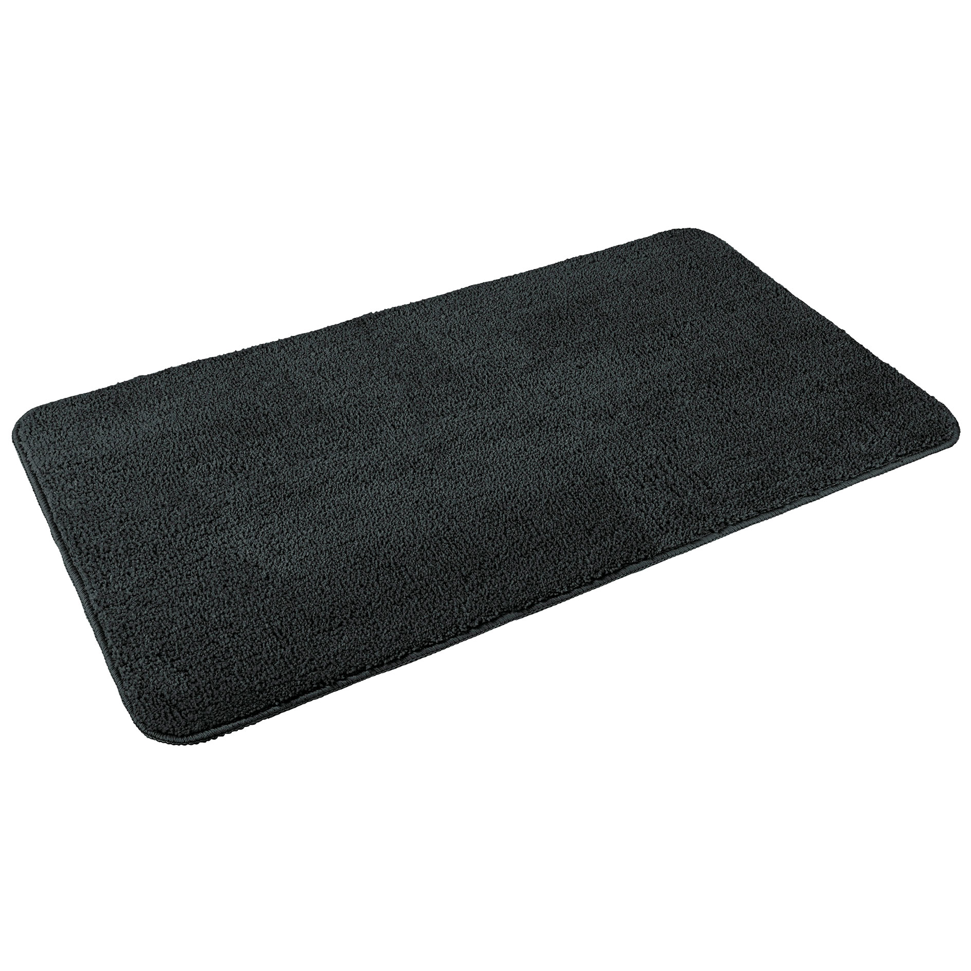 Badmatte - anthrazit - Microfaser - 60x100 cm