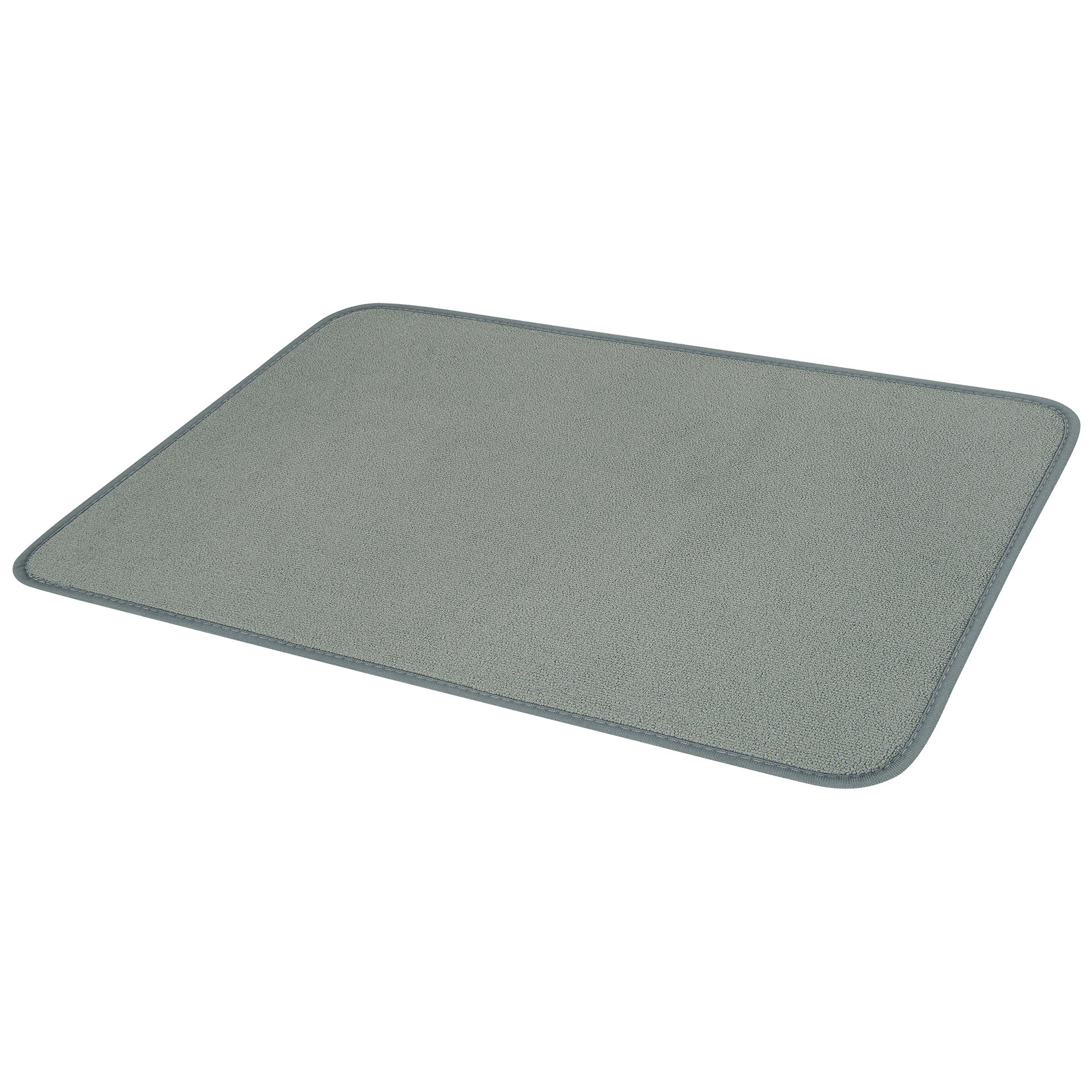 Badmatte - silber - 60x40 cm