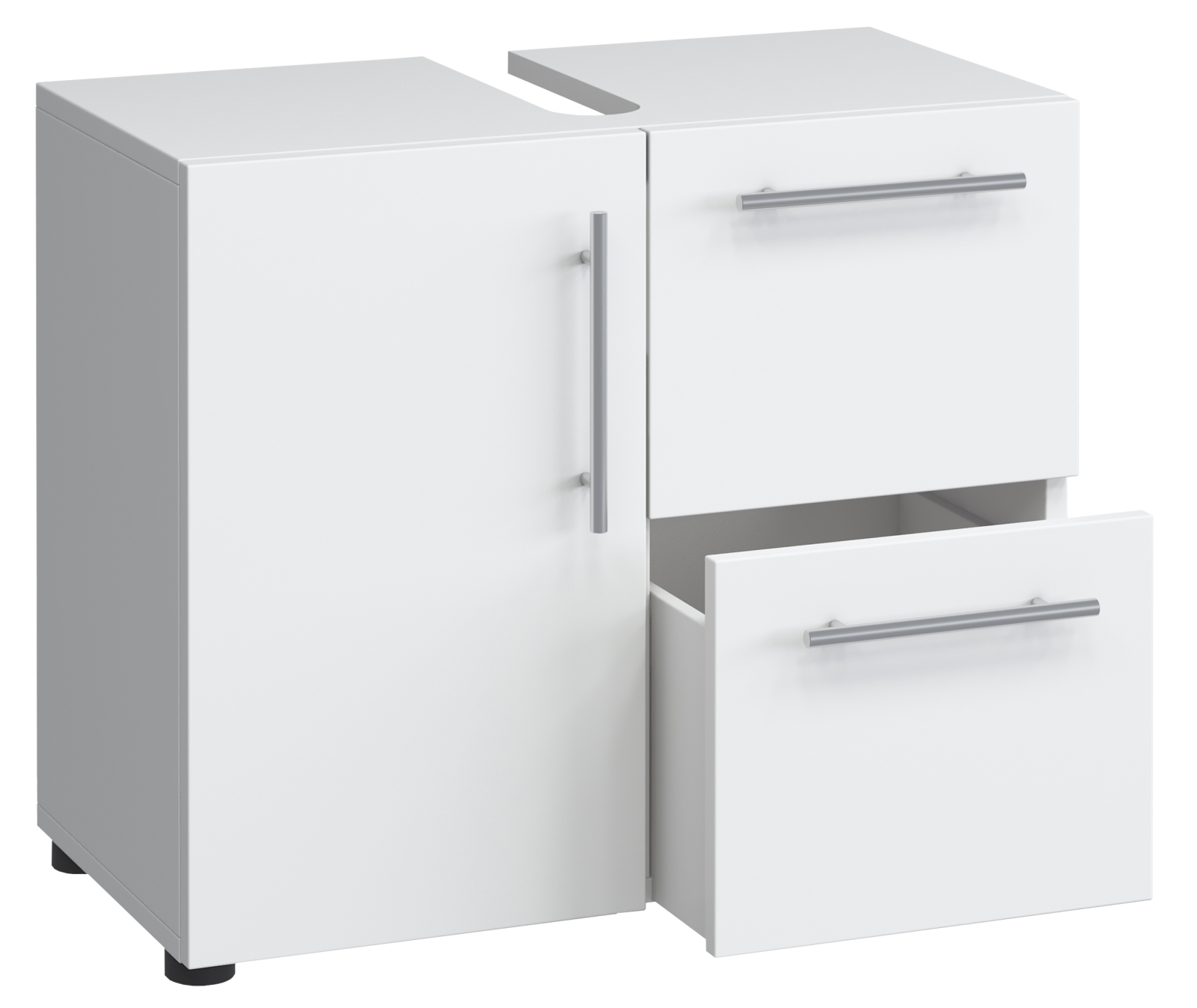 Badunterschrank FLANDU - weiß - 61 cm breit