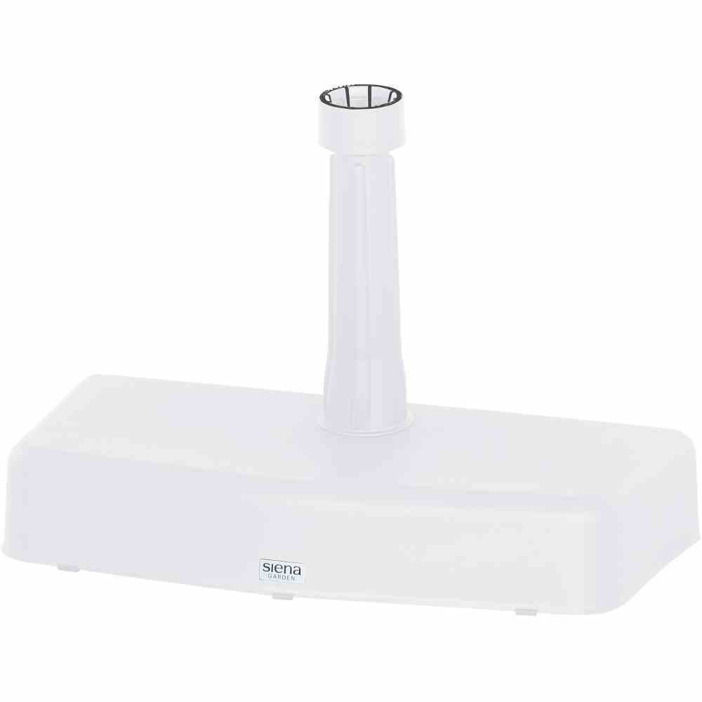 Balkon-Schirmständer - weiß - 20 kg