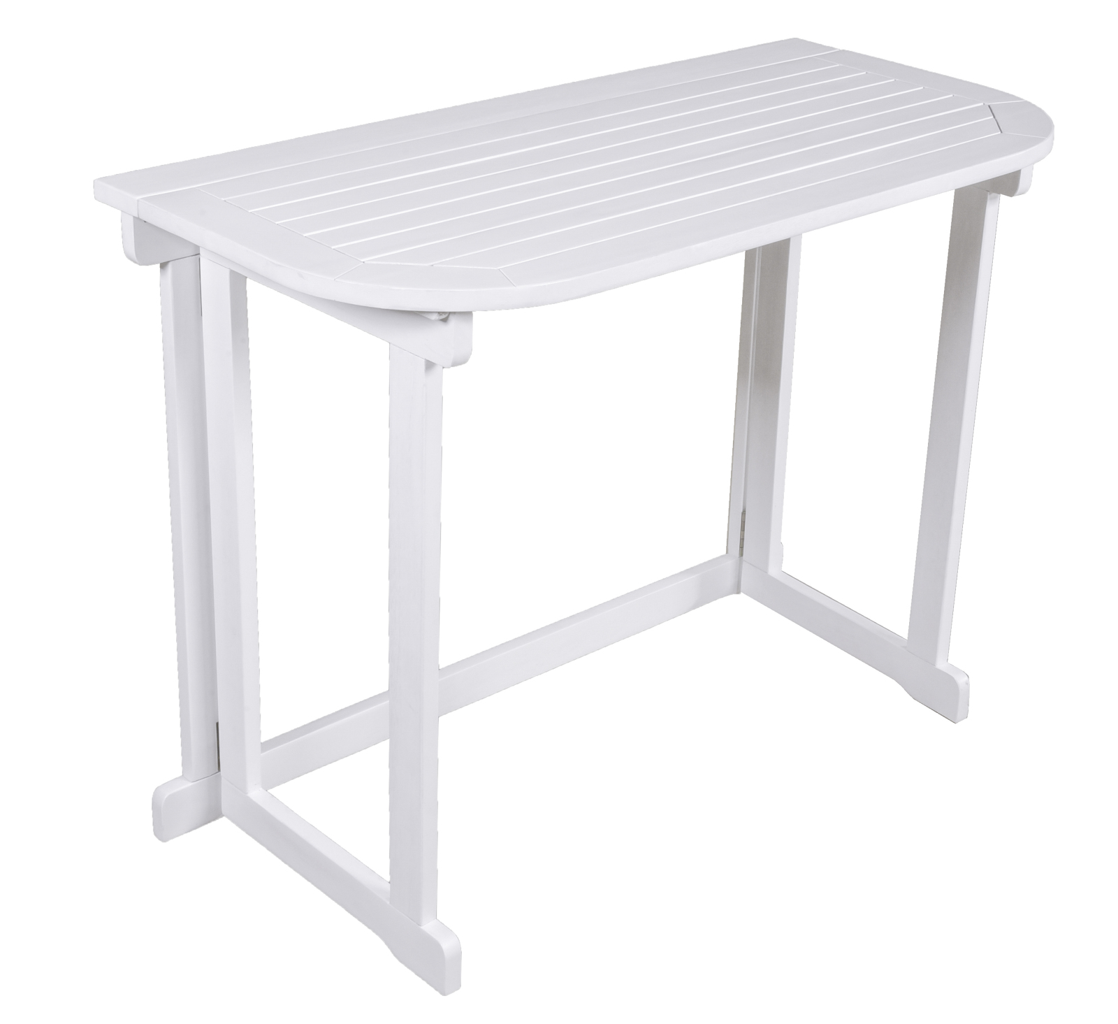 Balkon-Tisch MANILA - white washed - Eukalyptus massiv