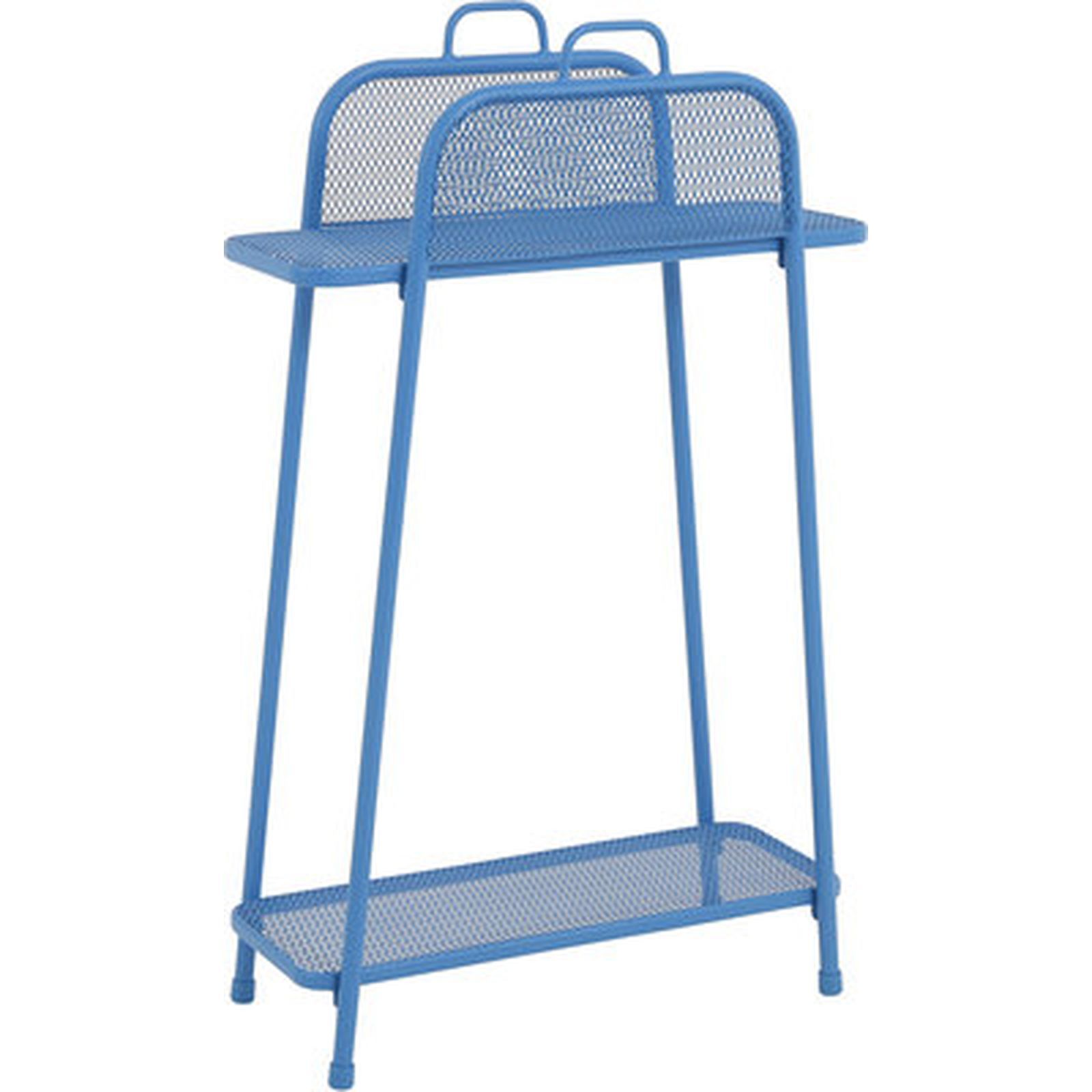 Balkonregal SHELFO - blau - 105 cm hoch