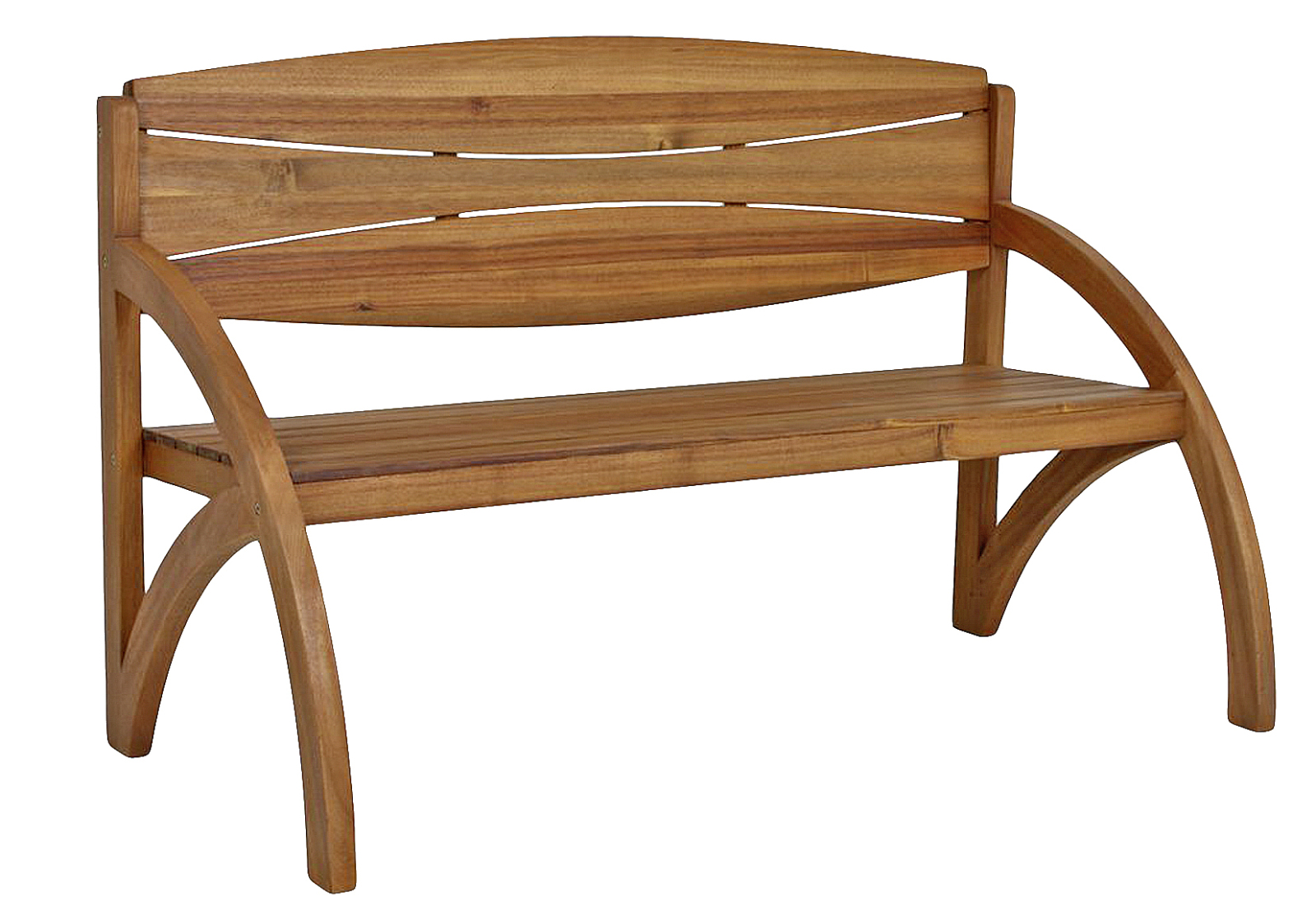 Bank HADIA - natur - Akazie massiv - 140 cm