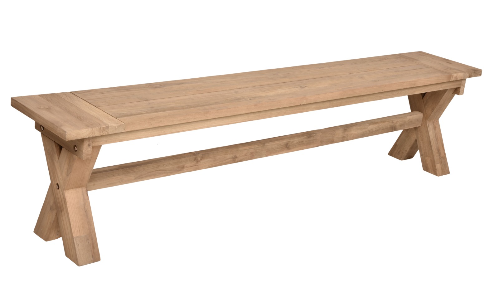 Bank KISAR - naturfarben - Teak Massivholz