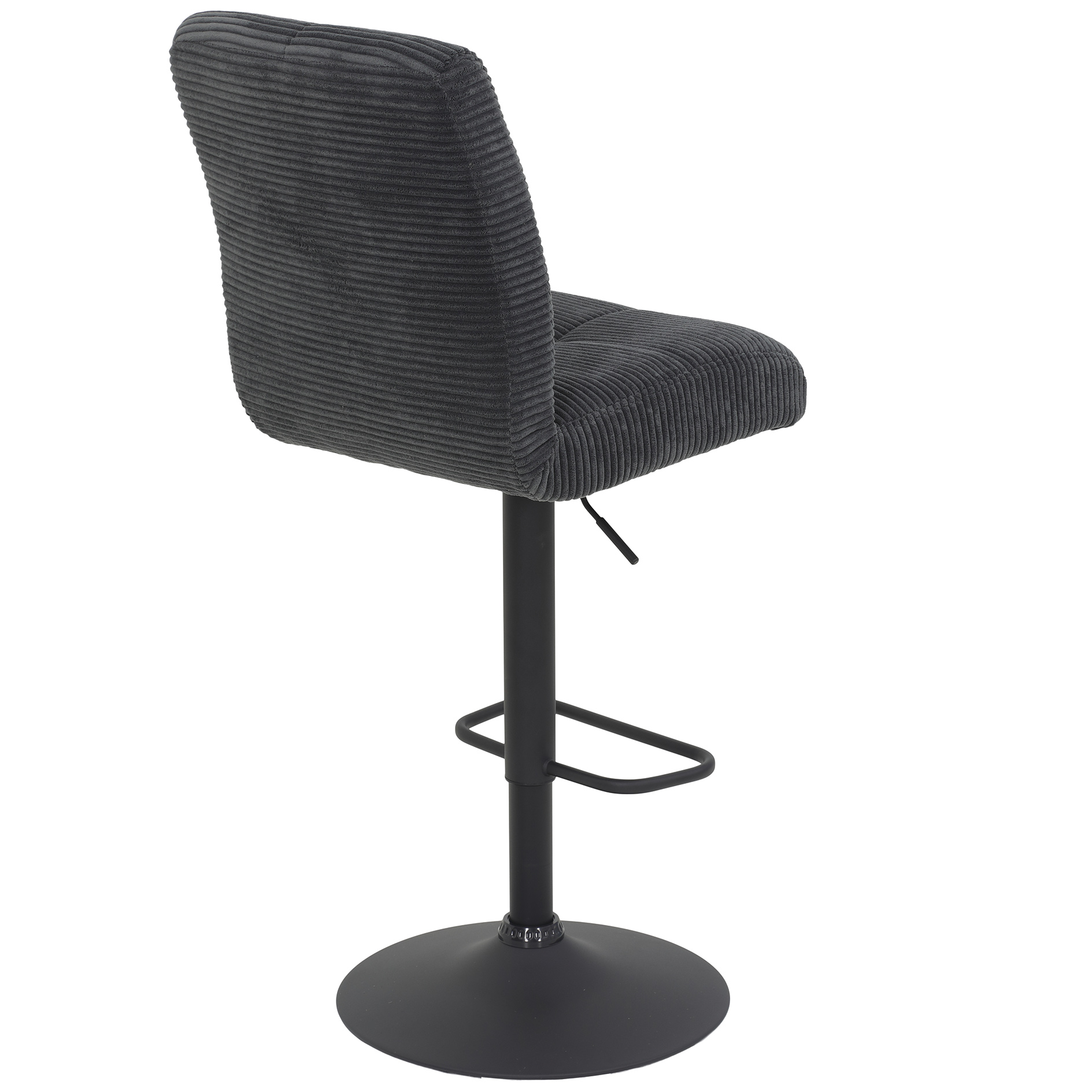 Barhocker - anthrazit-schwarz - Breitcord