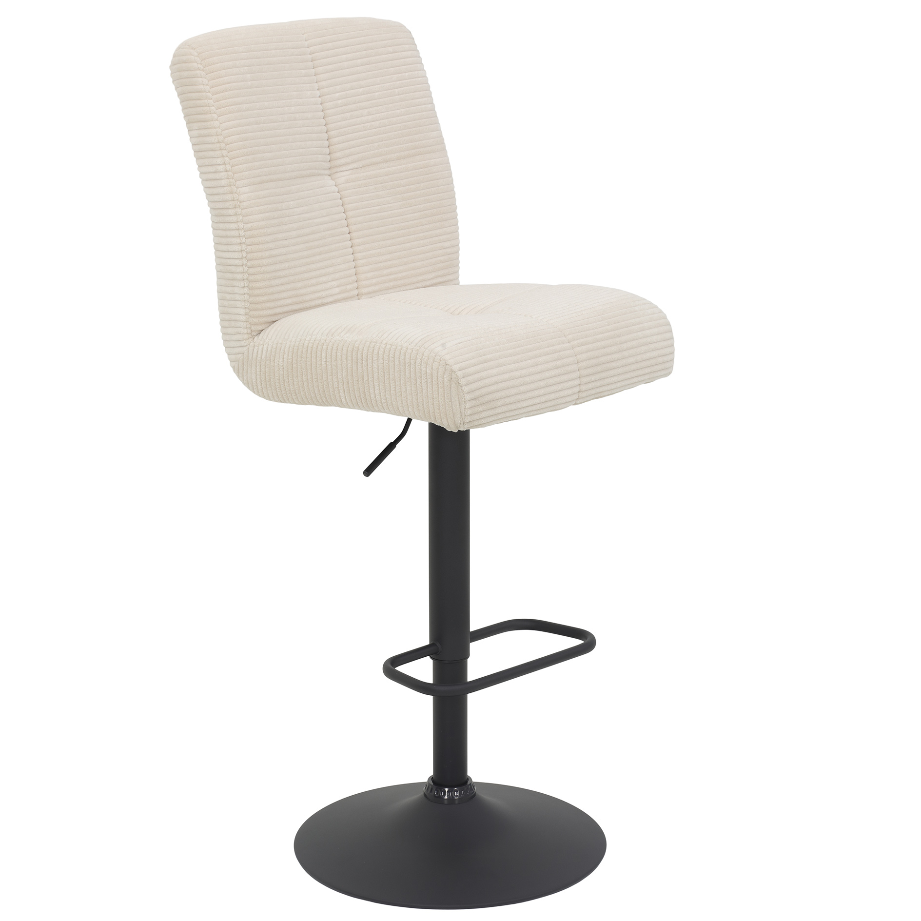 Barhocker - creme-schwarz - Breitcord