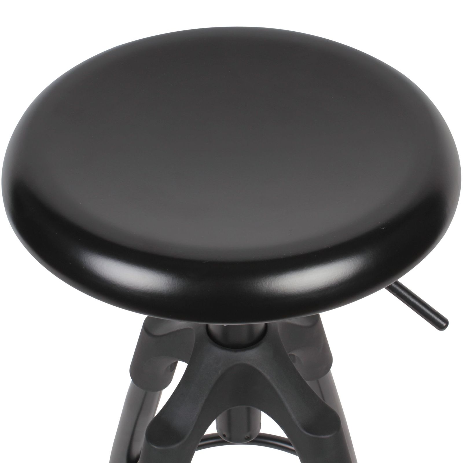 Barhocker - schwarz - Metall