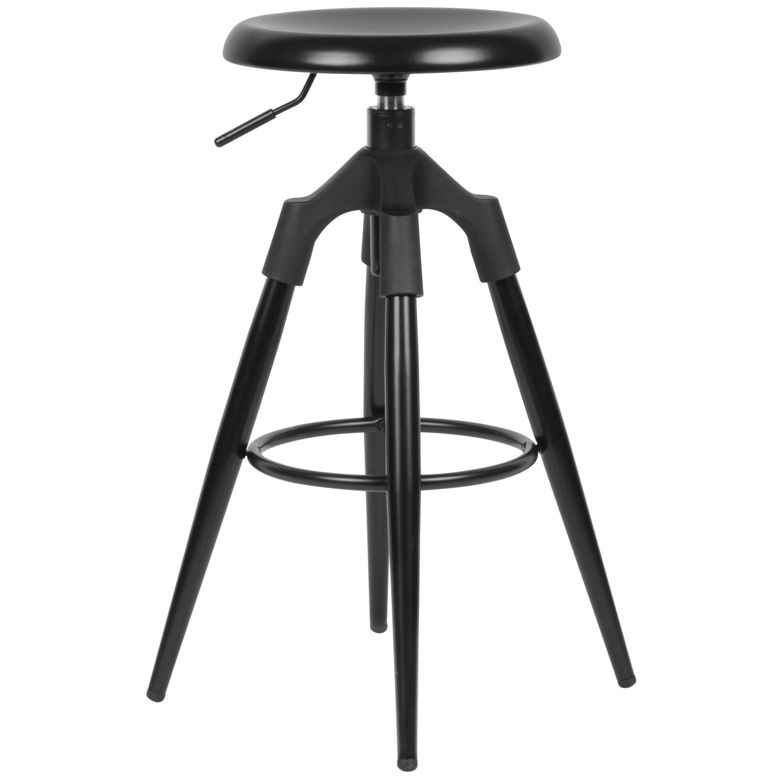 Barhocker - schwarz - Metall
