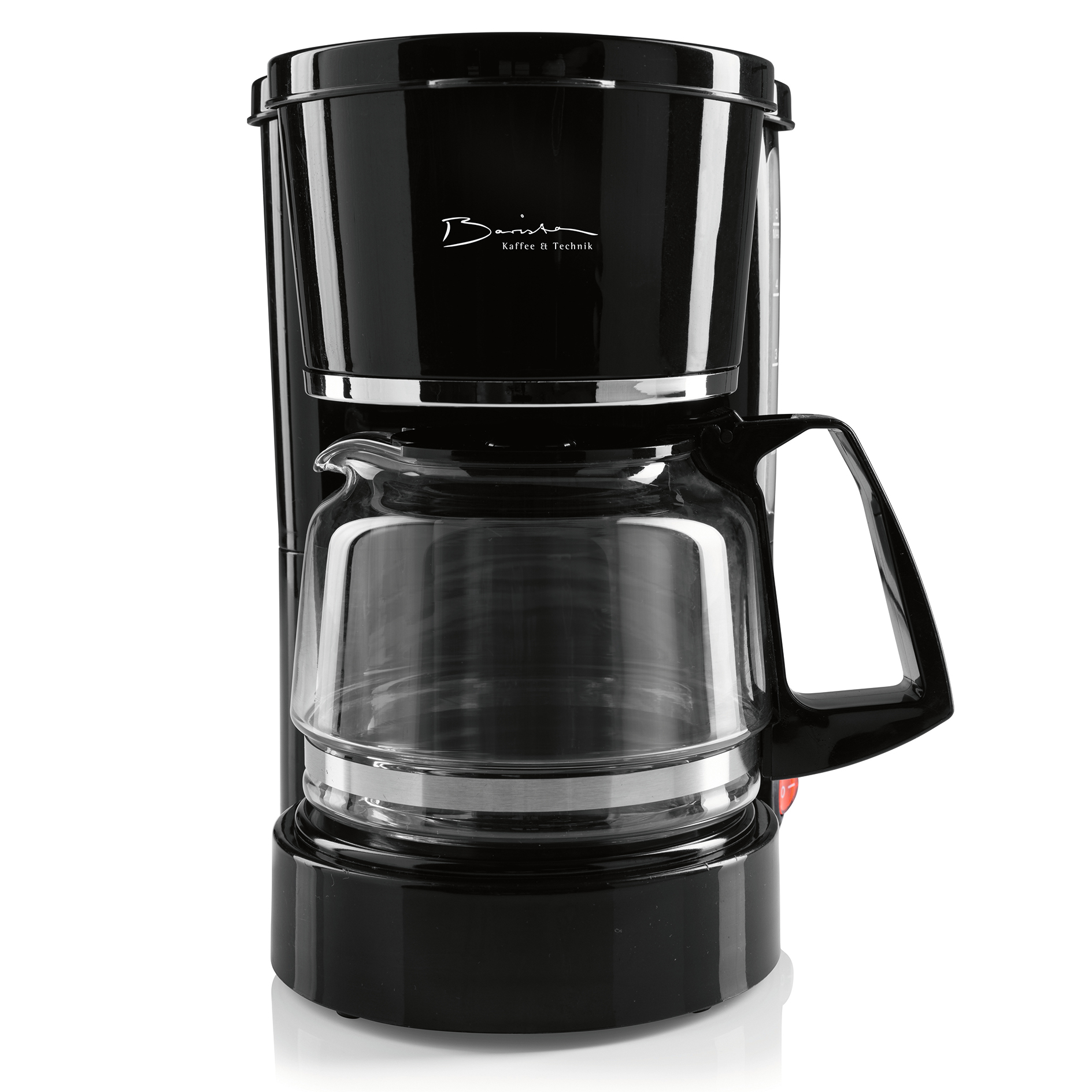 BARISTA Kaffeemaschine - schwarz - 0,6 Liter - für 5 Tassen