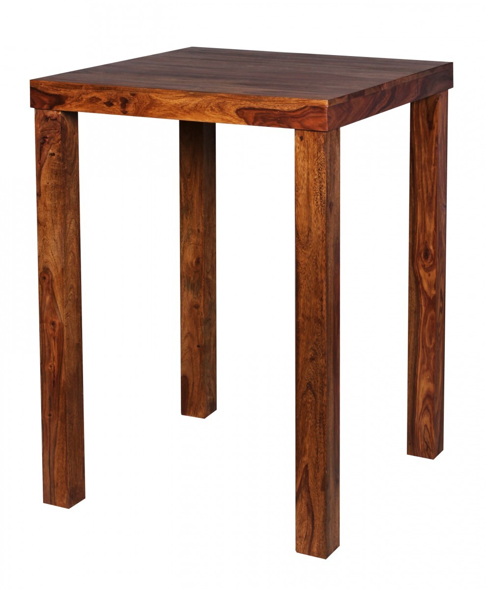 Bartisch - Sheesham massiv - 80x80 cm