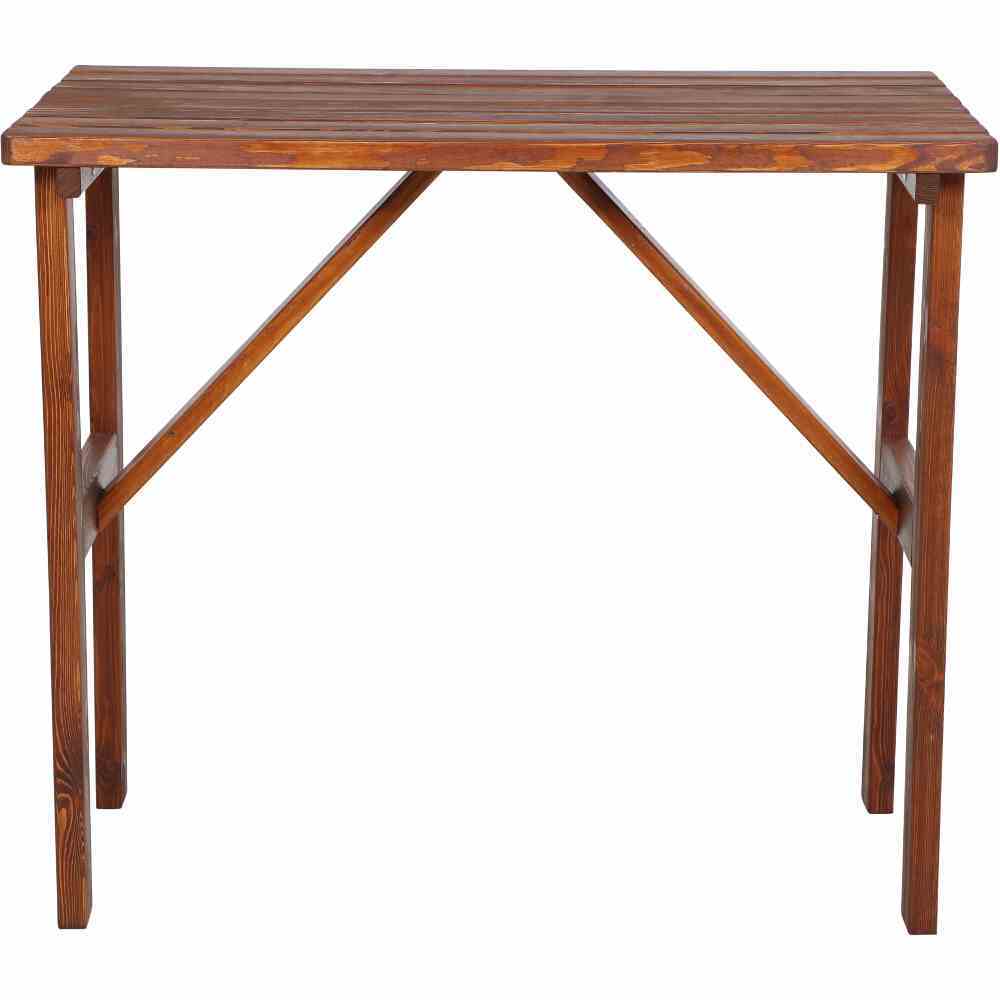 Bartisch TESSIN - braun - Kiefernholz